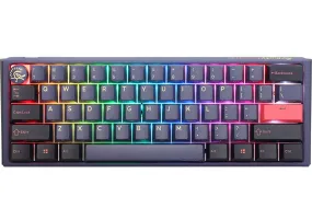 Ducky One 3 Cosmic Blue Mini Gaming Keyboard, Rgb Led - Mx-Red (Us)