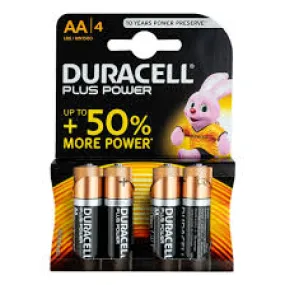 Duracell Battery AA MN1500 x4 2