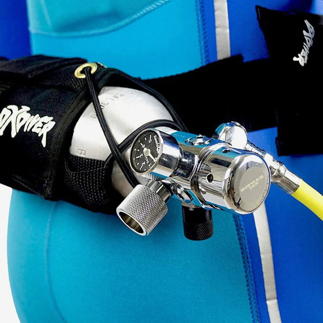 DXDIVERS PONY BOTTLE SETUP W/ WEIGHT POCKETS