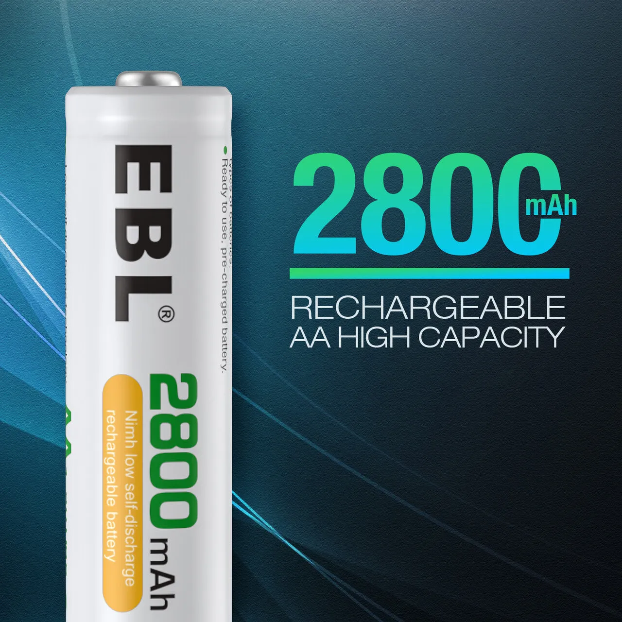 EBL Updated 808U Battery Charger with AA/AAA Ni-MH Rechargeable Batteries