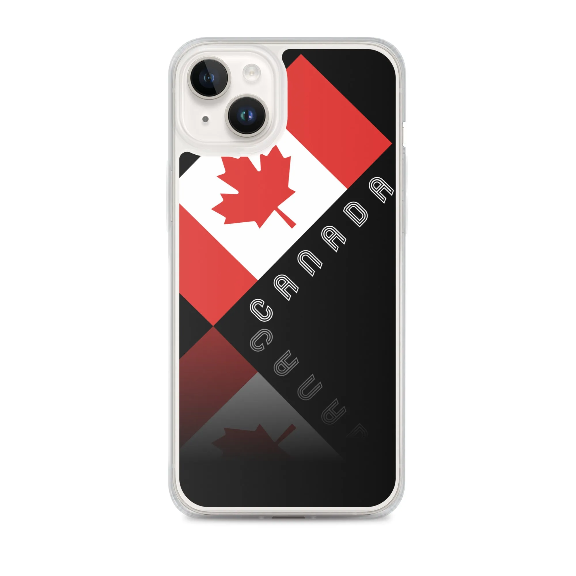 Elegant Maple Leaf Canada iPhone Black Case