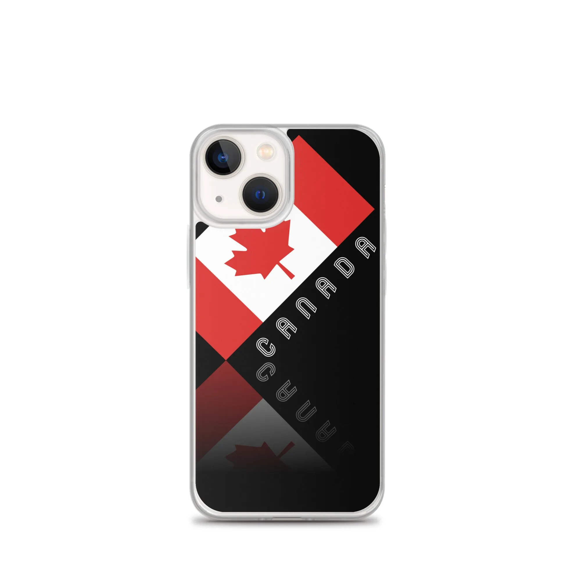 Elegant Maple Leaf Canada iPhone Black Case