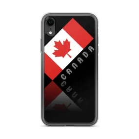 Elegant Maple Leaf Canada iPhone Black Case