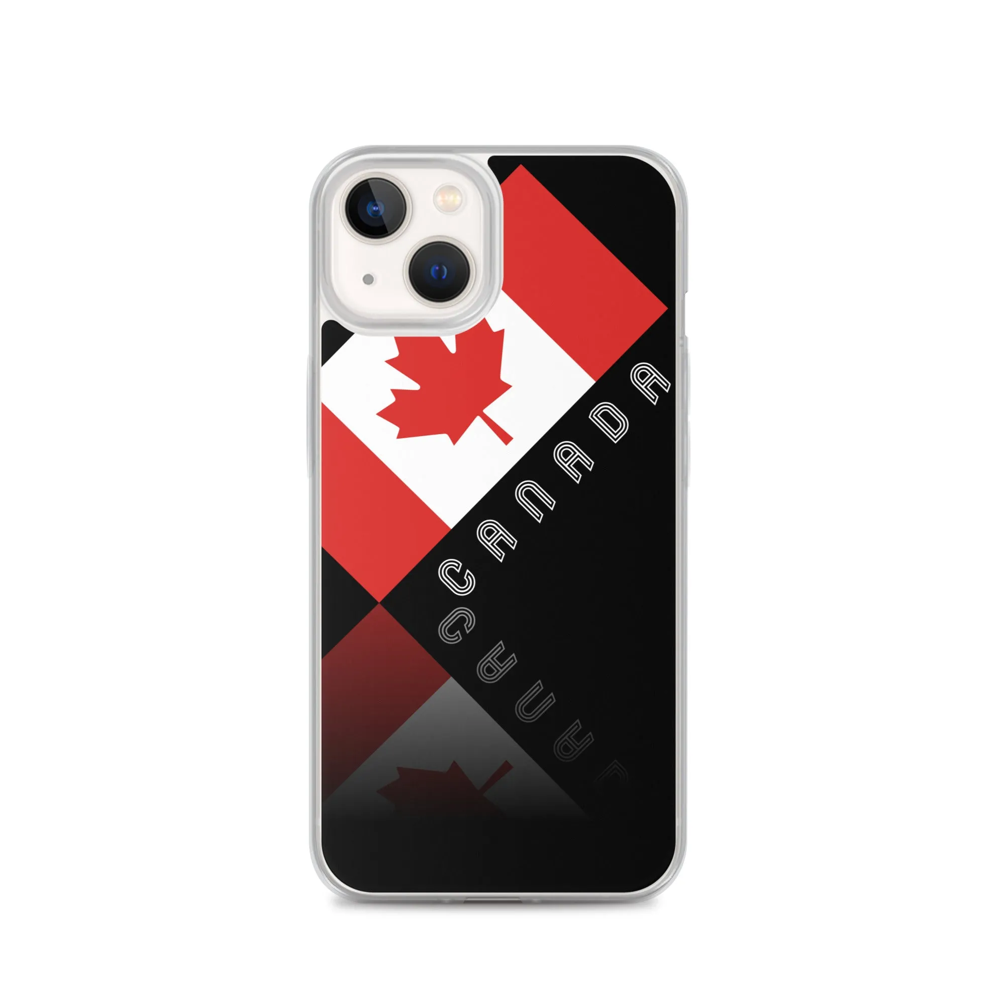 Elegant Maple Leaf Canada iPhone Black Case