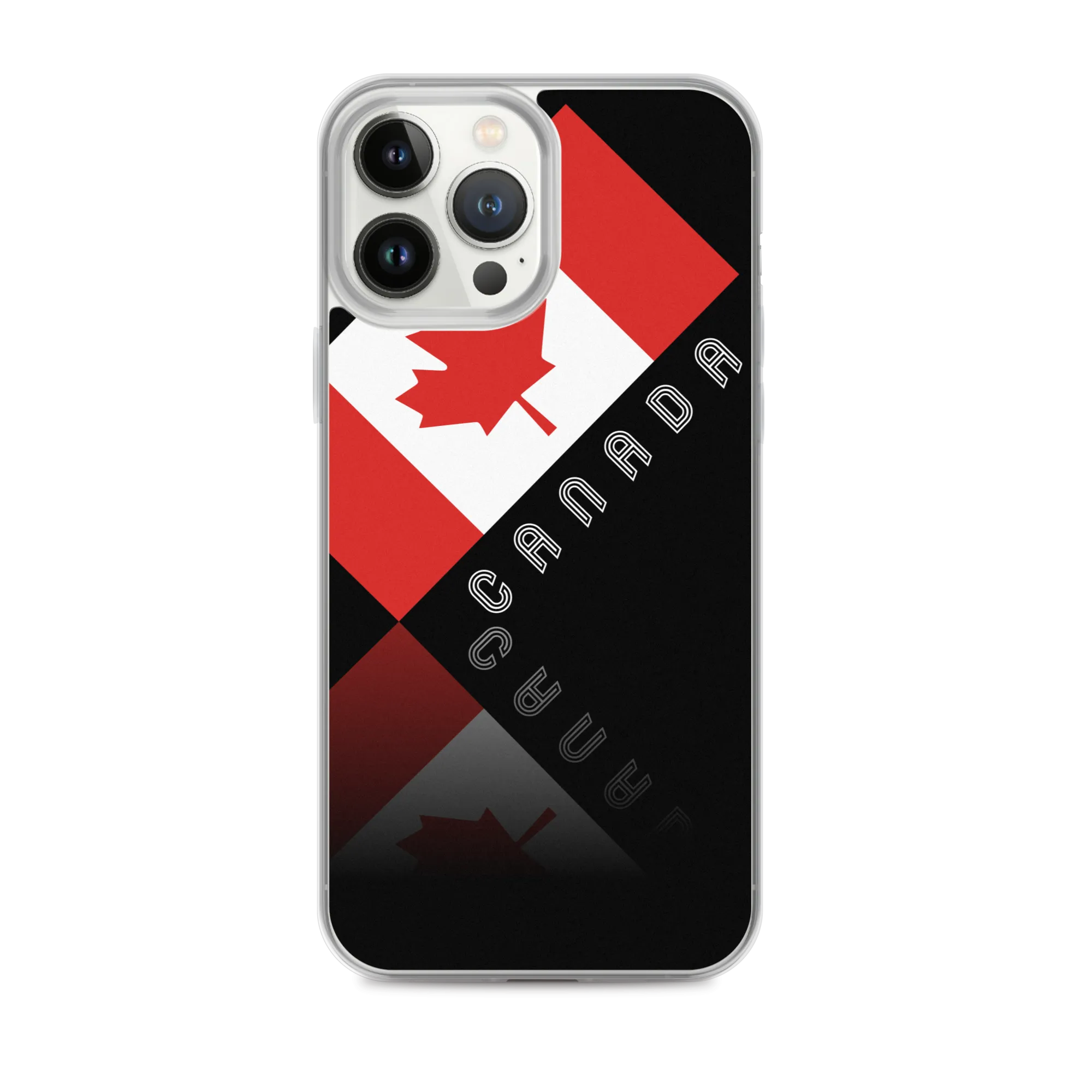 Elegant Maple Leaf Canada iPhone Black Case