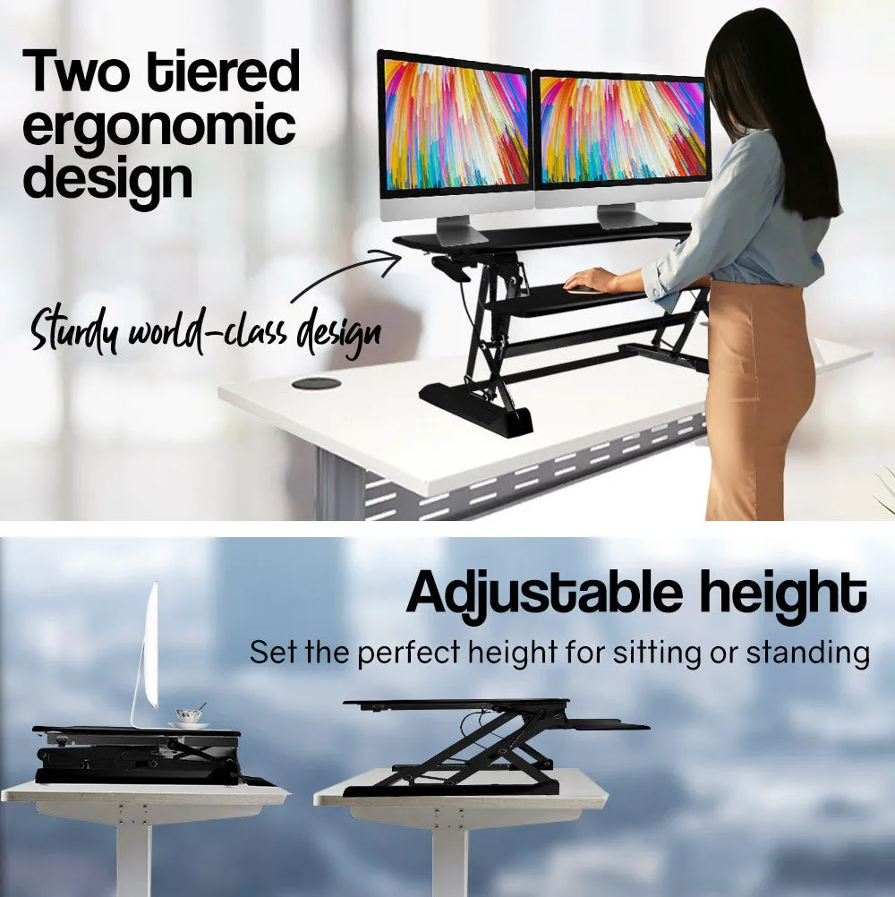 Ergonomic Height Adjustable Standing Desk Riser - FORTIA