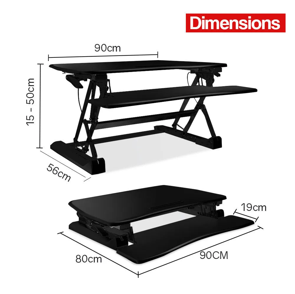 Ergonomic Height Adjustable Standing Desk Riser - FORTIA