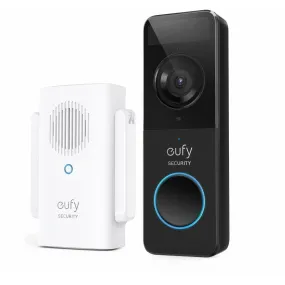 Eufy Security Slim 1080P Wireless Doorbell with Homebase Mini Repeater