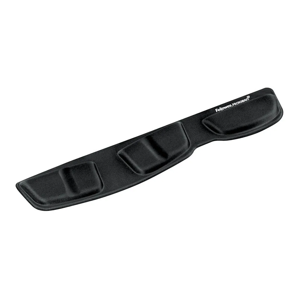 Fellowes Keyboard Palm Support - Black Fabric Cover