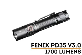 Fenix PD35 V3.0 1700 Lumen EDC Flashlight 1 * 18650 USB-C Rechargeable Battery Included