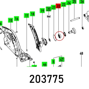 Festool, Ball Bearing 6003 Ddu Din 625, FES203775