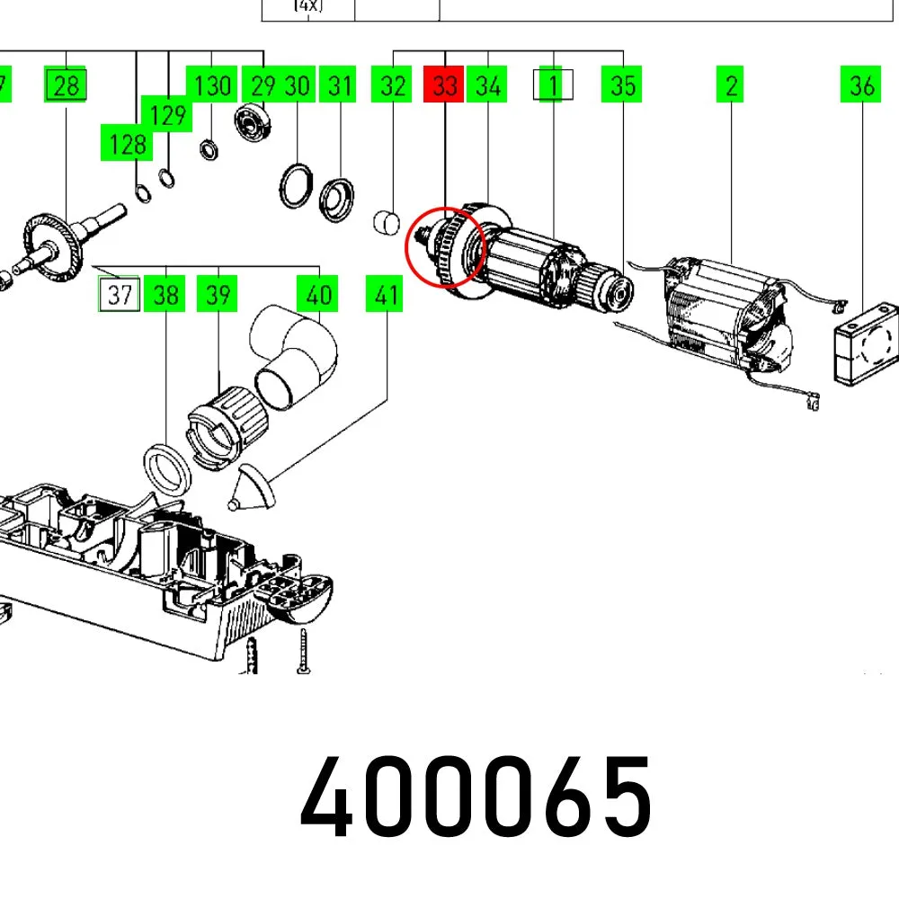 Festool, Ball Bearing 6201 Ddu C3 E D8 Ma7S-M, FES400065