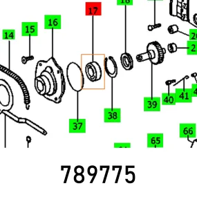 FESTOOL BALL BEARING 6202 2RS DIN 625 FES789775