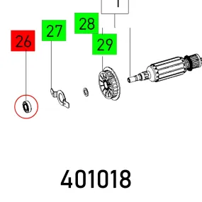 Festool, Ball Bearing 6900 Dd C3/Mc5 Ea 3 Nsk, FES401018