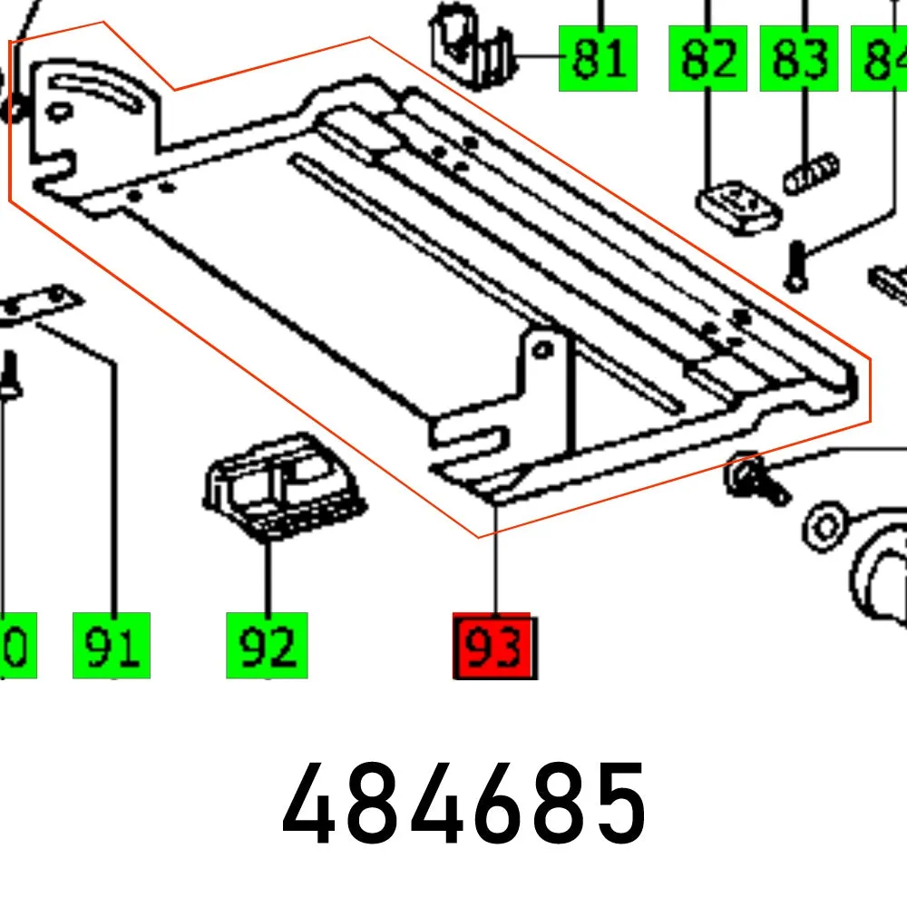 Festool, Base Plate ASSe Atf 55 E Vollst, FES484685