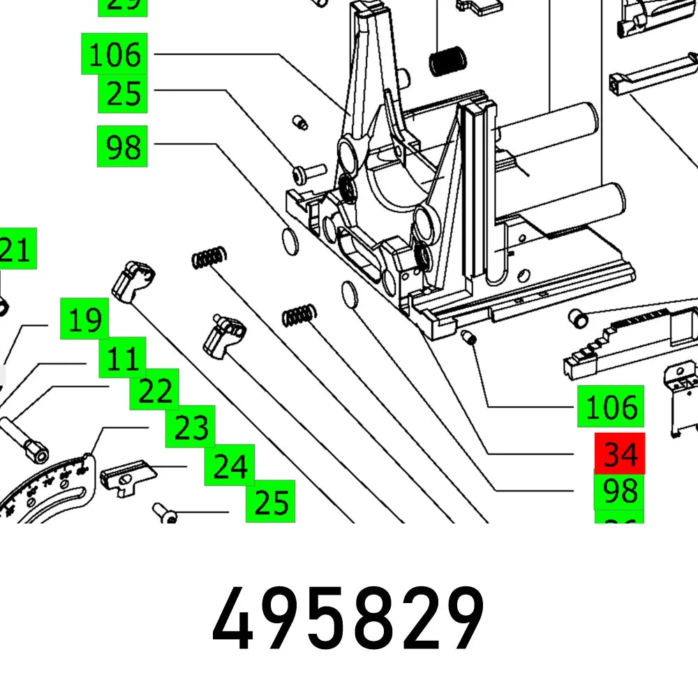 Festool, Bearer Df 500 Q Et-Bg, FES495829