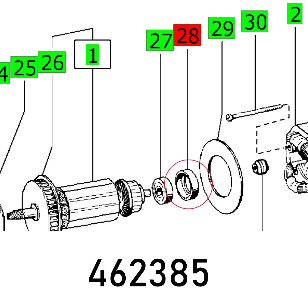 Festool, Bearing Ring, FES462385