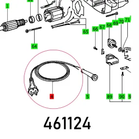 Festool, Cable With Plug Atf 55 Din-H05Rn-F, FES461124