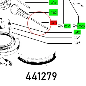 Festool, Cheese Head Scr, FES441279