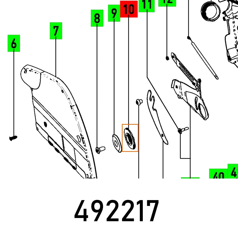 Festool, Clamping Flange Ts 75, FES492217