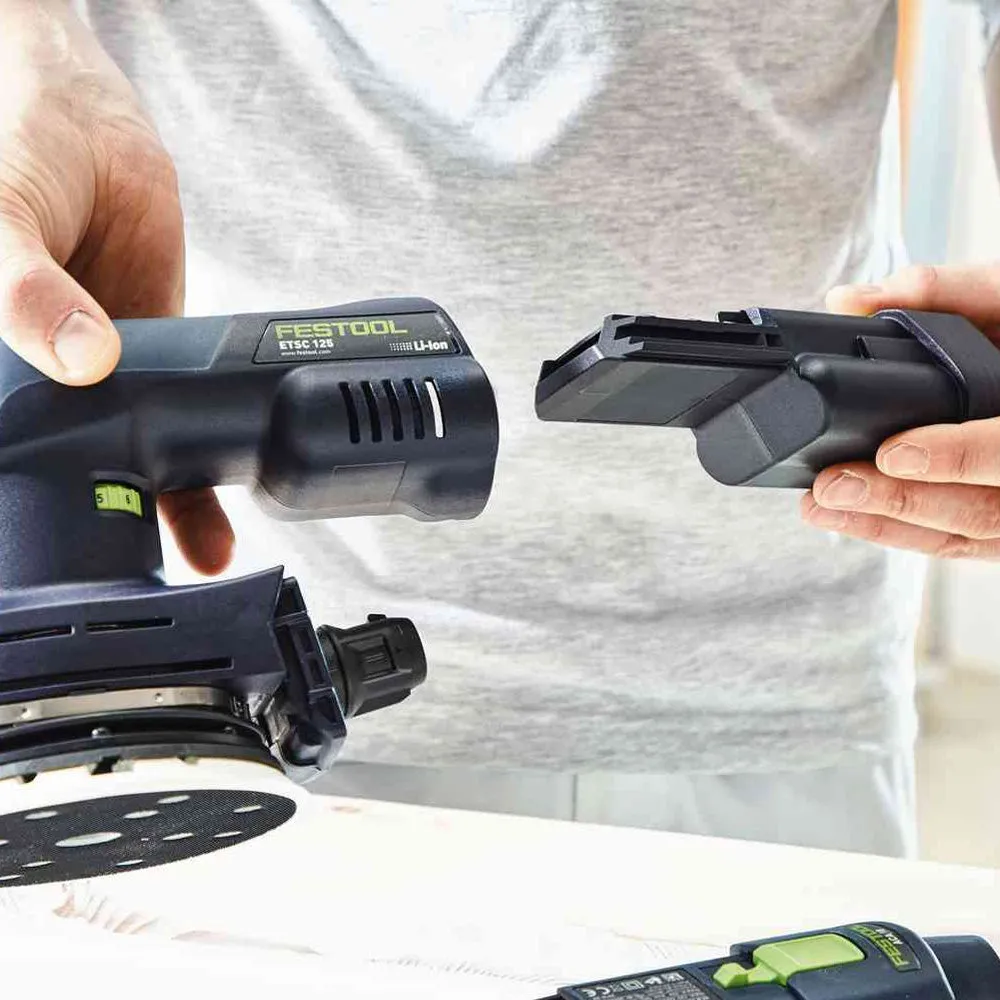 Festool Cordless Eccentric Sander ETSC 125-Basic