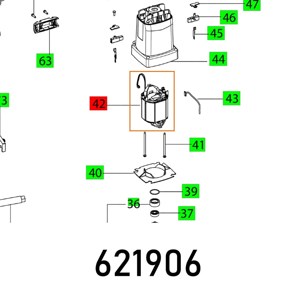 FESTOOL FIELD ASSEMBLY RGP 150-16 FES621906