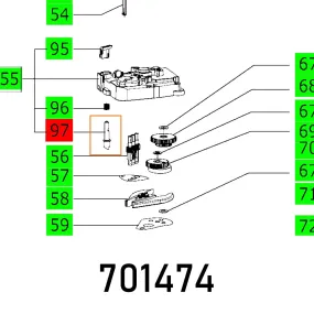 FESTOOL LOCK BOLT DF 500 Q FES701474