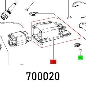 FESTOOL MOTOR FRAME DF 700 EQ FES700020