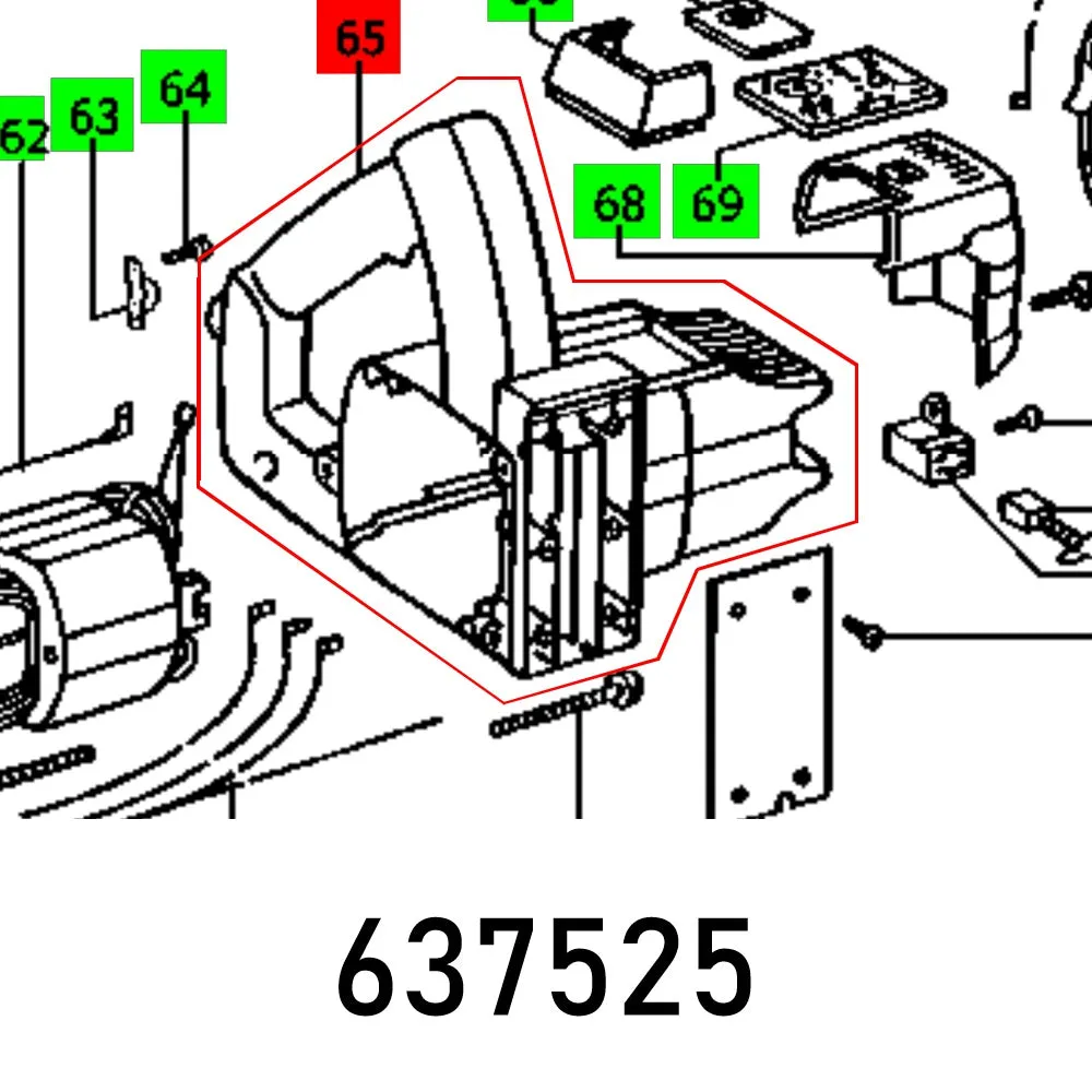 FESTOOL MOTOR FRAME SP 85/45 EB FES637525