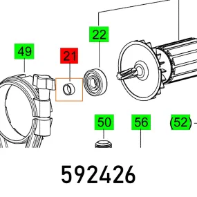 FESTOOL PACKING RING MP 050 FES592426