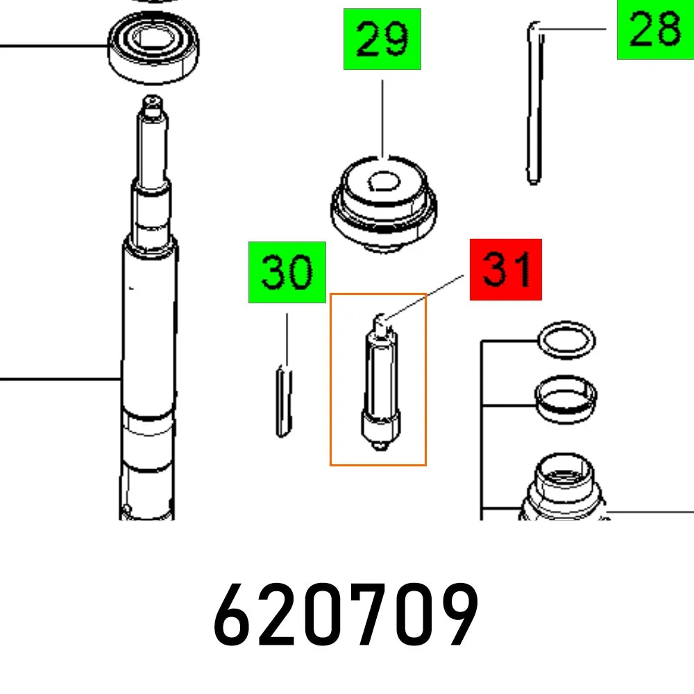 FESTOOL PINION MXP 1602 E FES620709