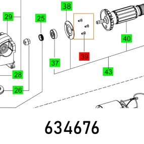 FESTOOL SCREW M4X10 DIN 7500 FES634676