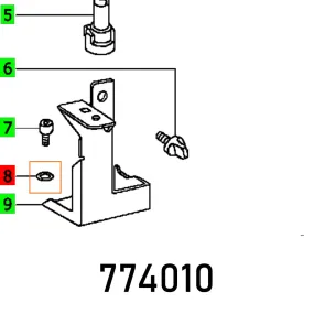 FESTOOL SERRATED WASHER DIN 6797-I-6,4 FES774010