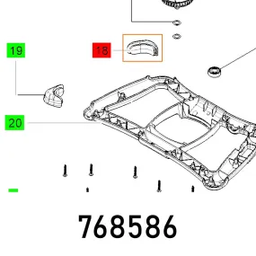 FESTOOL SHOCK ABSORBER MX 1000 E EF OBEN LINKS FES768586