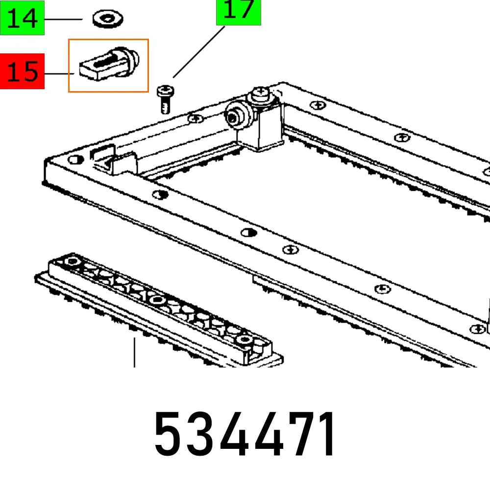 FESTOOL SLIDE PIN 2420 FES534471