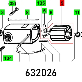 FESTOOL STATOR CSP 132 E FES632026