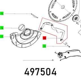 FESTOOL SWIVEL LEVER KS 120 EB FES497504