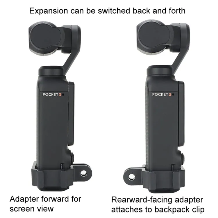 For DJI OSMO Pocket 3 Expansion Bracket Adapter Gimbal Camera Mounting Bracket Accessories, Style: Expand Bracket