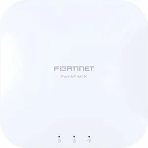 Fortinet FortiAP 441K Tri Band IEEE 802.11a/b/g/n/ac/ax/h/i/k/r/v/e/be/j 21.32 Gbit/s Wireless Access Point - Indoor