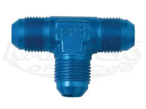 Fragola AN -3 Male Blue Anodized Aluminum Tee Fittings