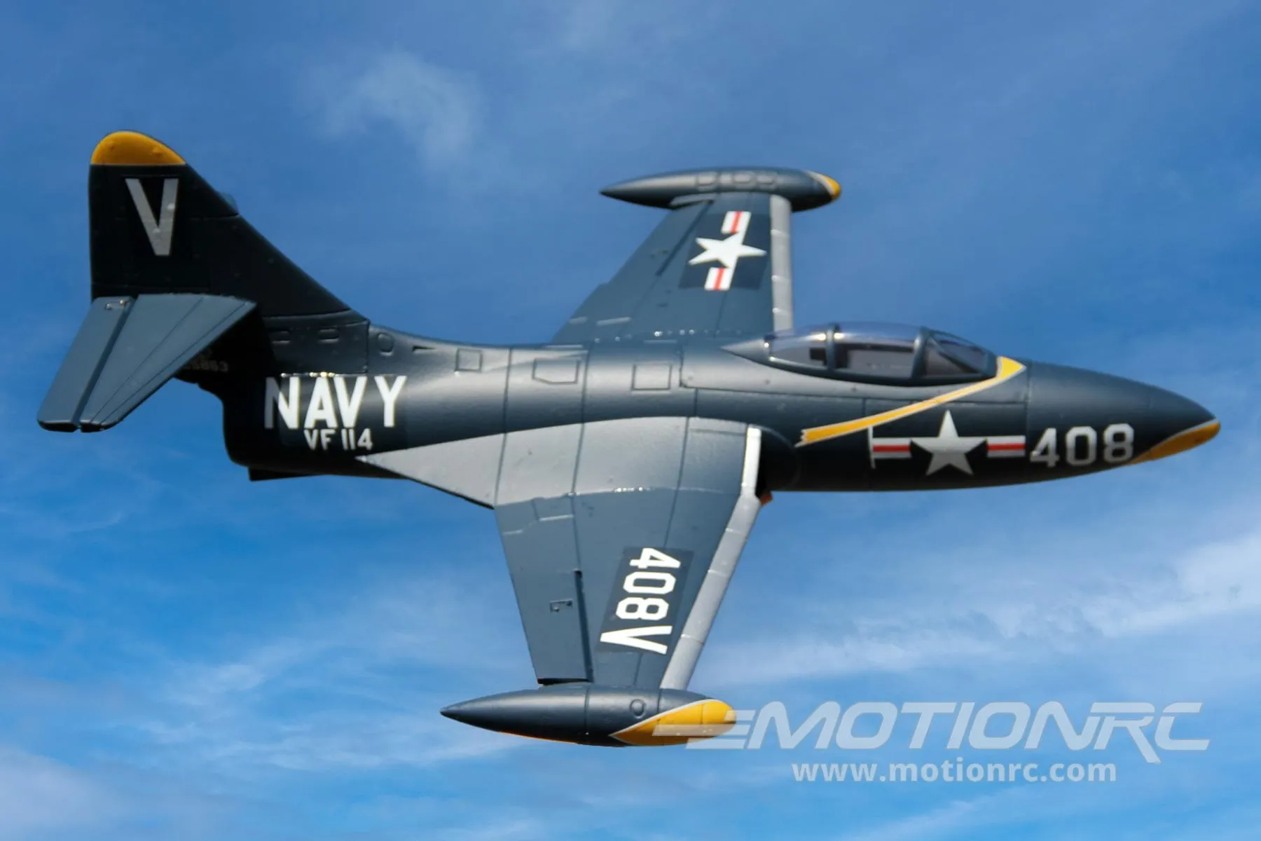 Freewing F9F Panther Blue 64mm EDF Jet - PNP