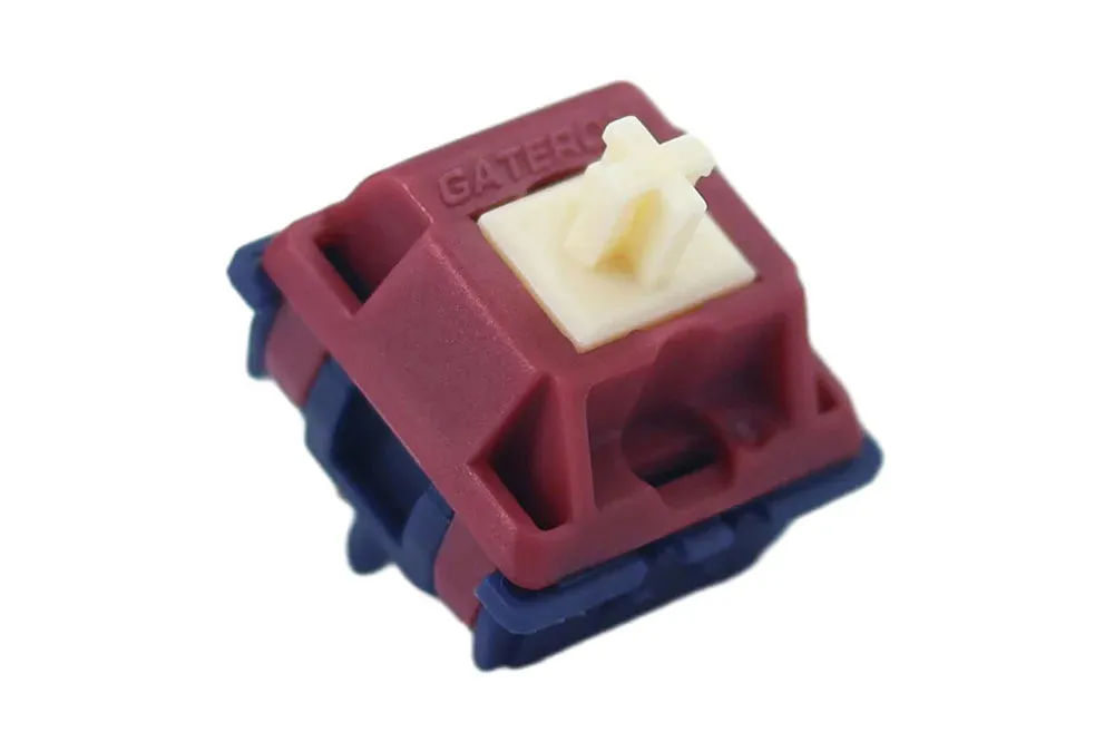 Gateron Quinn Switch Tactile Switch MX Stem for Gaming Mechanical Keyboard Light Pre Lubed POM Nylon 59g Long Spring