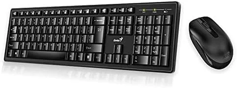 Genius Smart KM-8200 Wireless Keyboard and Mouse Combo - Black