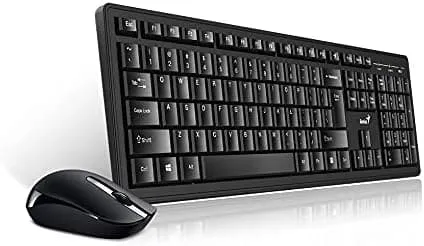 Genius Smart KM-8200 Wireless Keyboard and Mouse Combo - Black