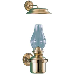 Gimbaled  Oil Lamp - w/smoke bell