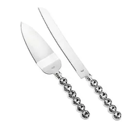 Glitz & Glamour Silver Cake Server Set