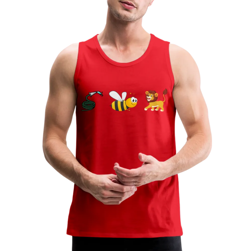 Hose Bee Lion Men’s Premium Tank Top (Hoes Be Lying)