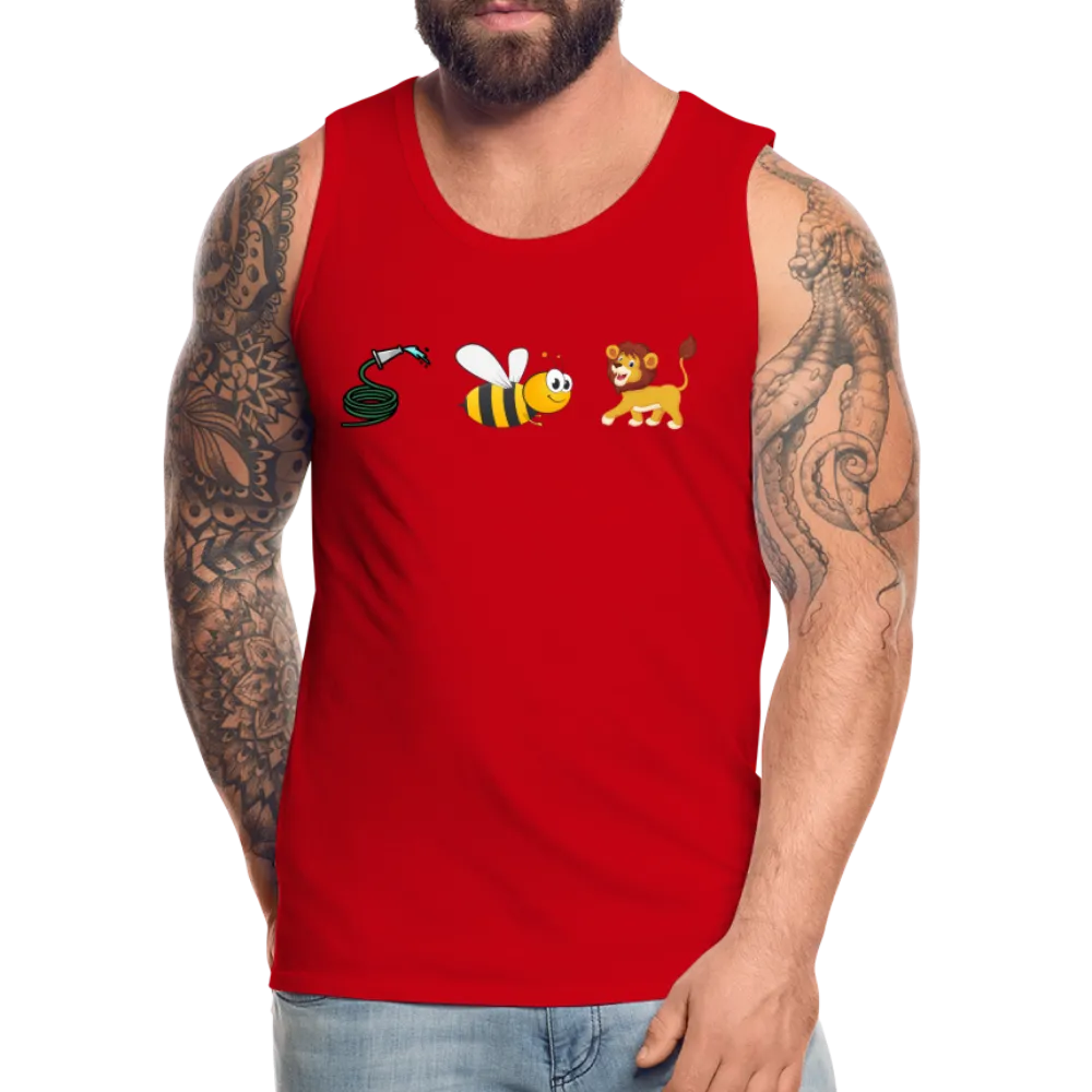 Hose Bee Lion Men’s Premium Tank Top (Hoes Be Lying)