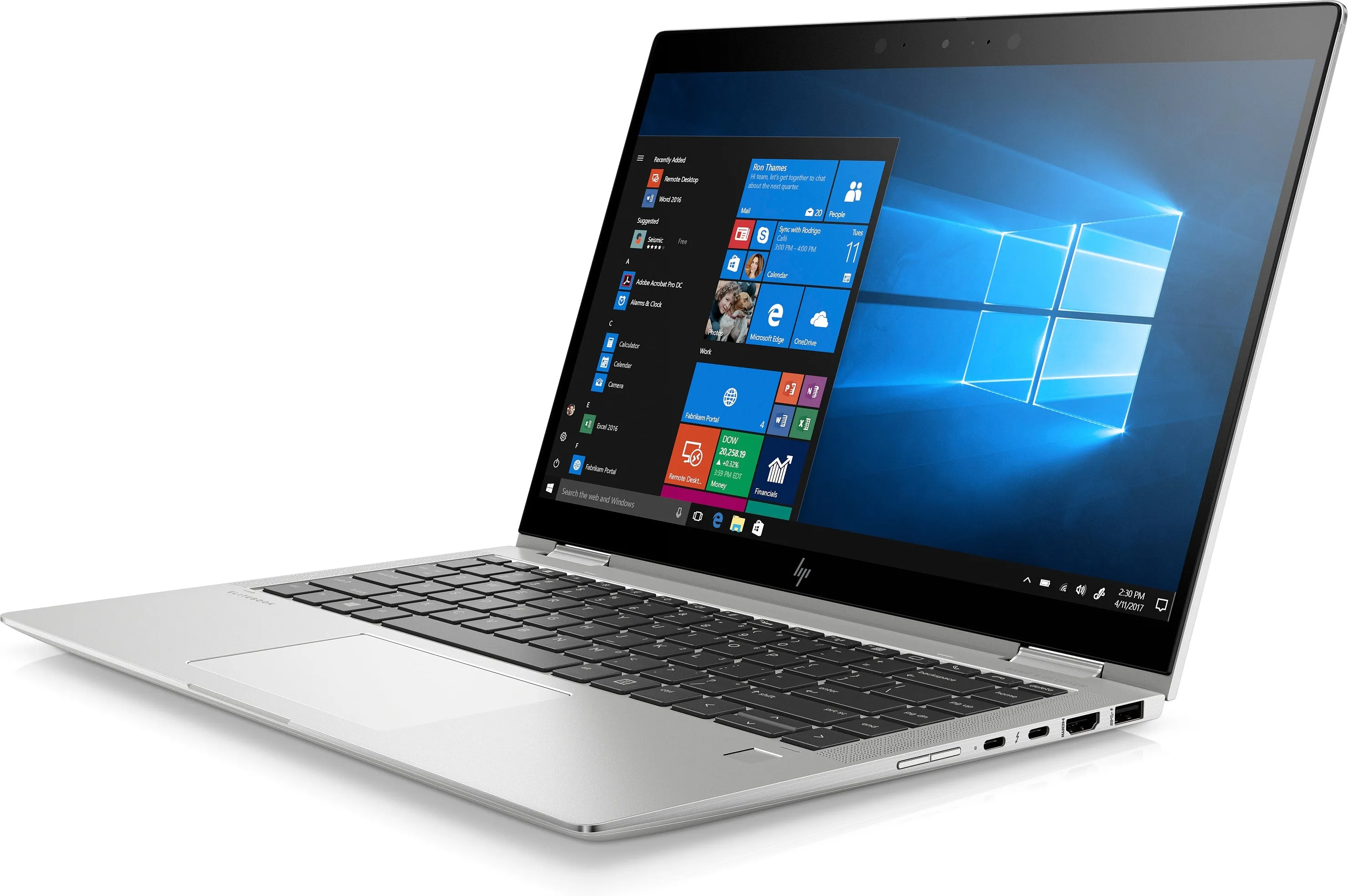 HP EliteBook X360 1040-G6 14" FHD Convertible Notebook, Intel i7-8665U, 1.80GHz, 16GB RAM, 512GB SSD, Win10P - 183R8UW#ABA (Certified Refurbished)