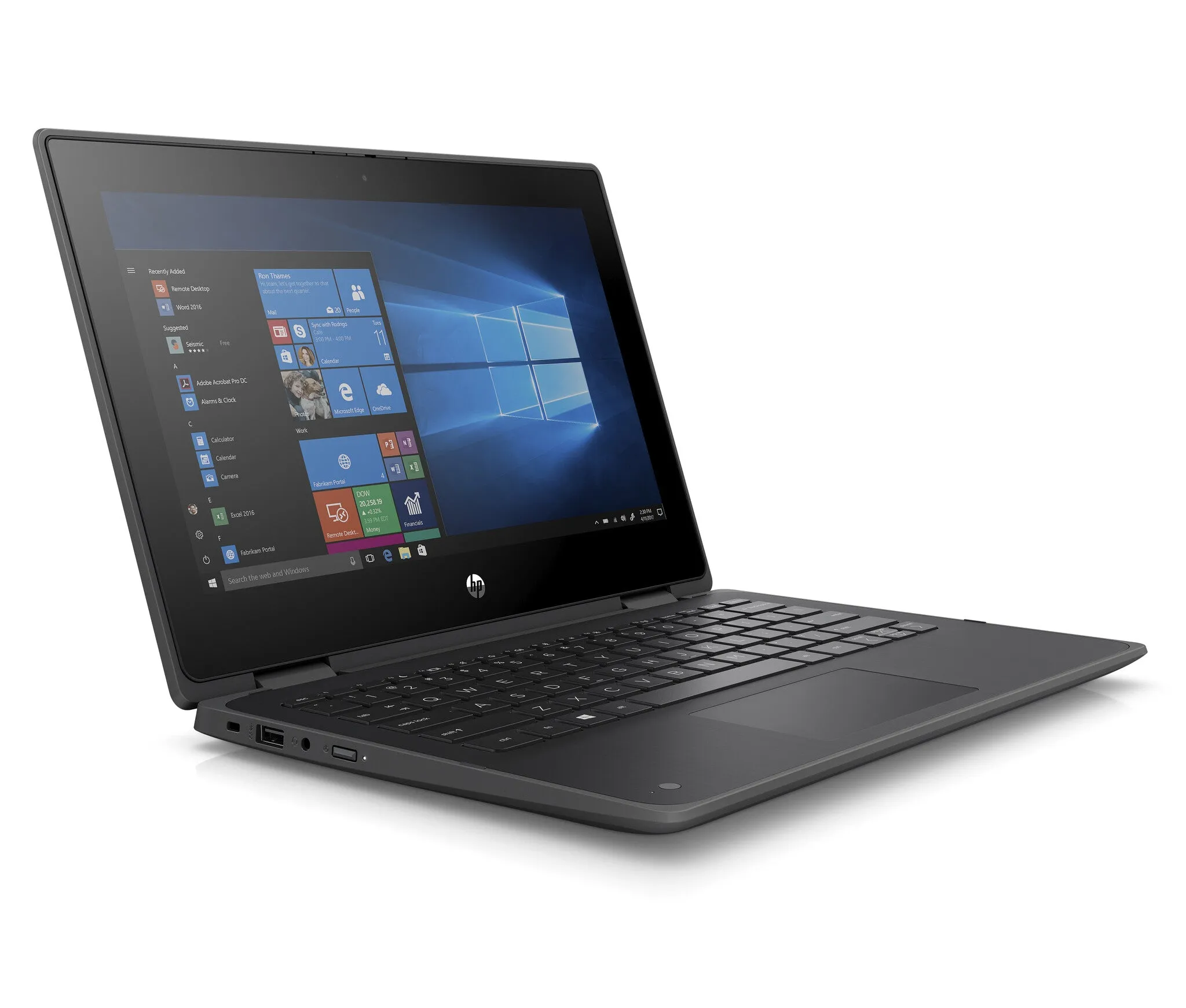 HP ProBook x360 11 G5 Hybrid (2-in-1) 29.5 cm (11.6") Touchscreen HD Intel® Celeron® N N4120 4 GB DDR4-SDRAM 128 GB SSD Wi-Fi 6 (802.11ax) Windows 10 Pro Grey